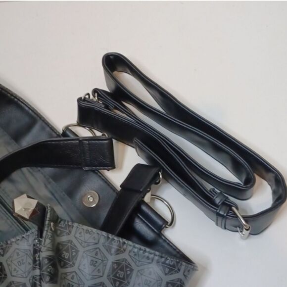 ThinkGeek Stylish Gray Hexagon Tote Bag - Picture 12 of 15